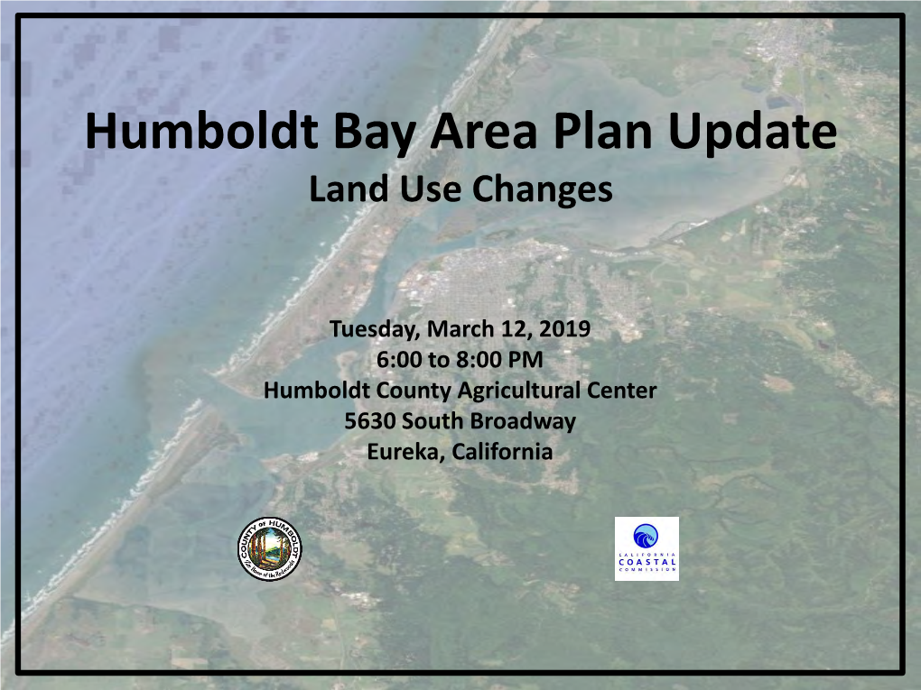 3-12-19 Workshop Land Use Changes