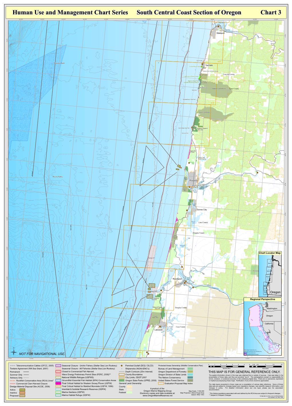 South Central Coast Section of Oregon Chart 3