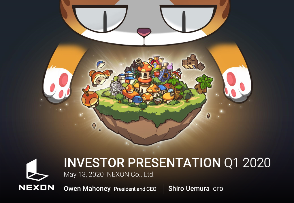 Q1 2020 Investor Presentation