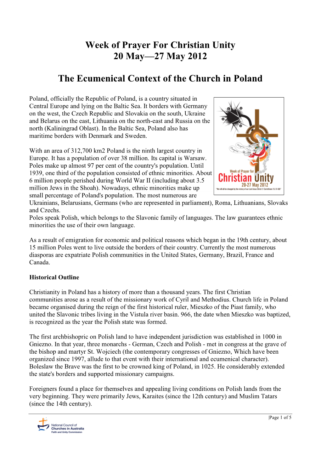 Ecumenical Context Poland