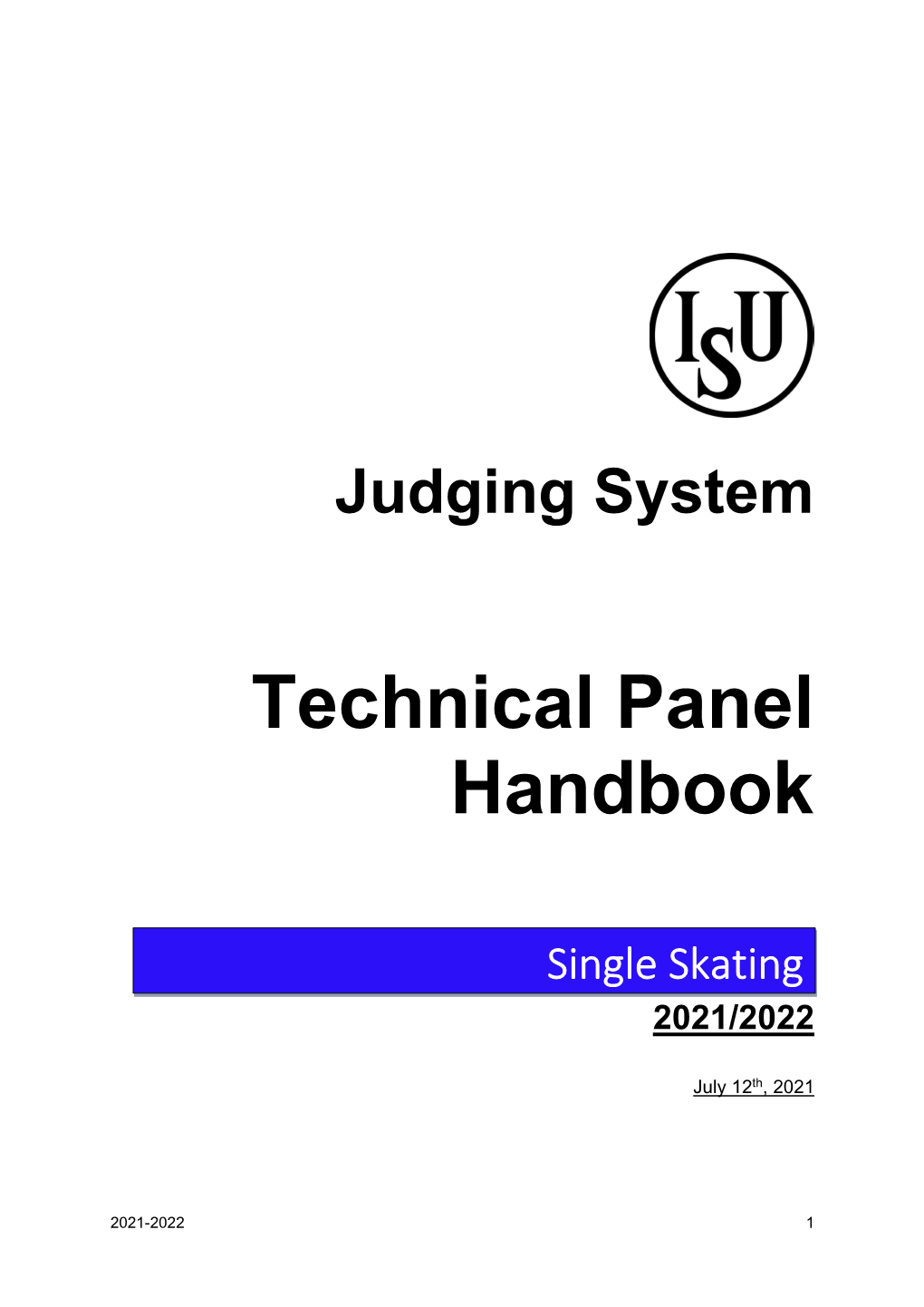 Technical Panel Handbook