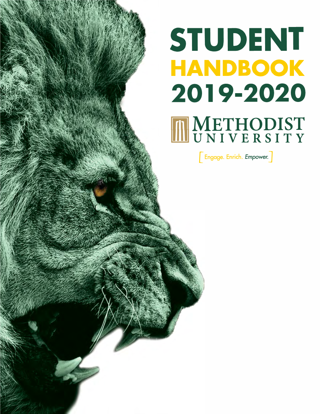 STUDENT HANDBOOK 2019-2020 Rnnlmethodist Llll.Lluniversity