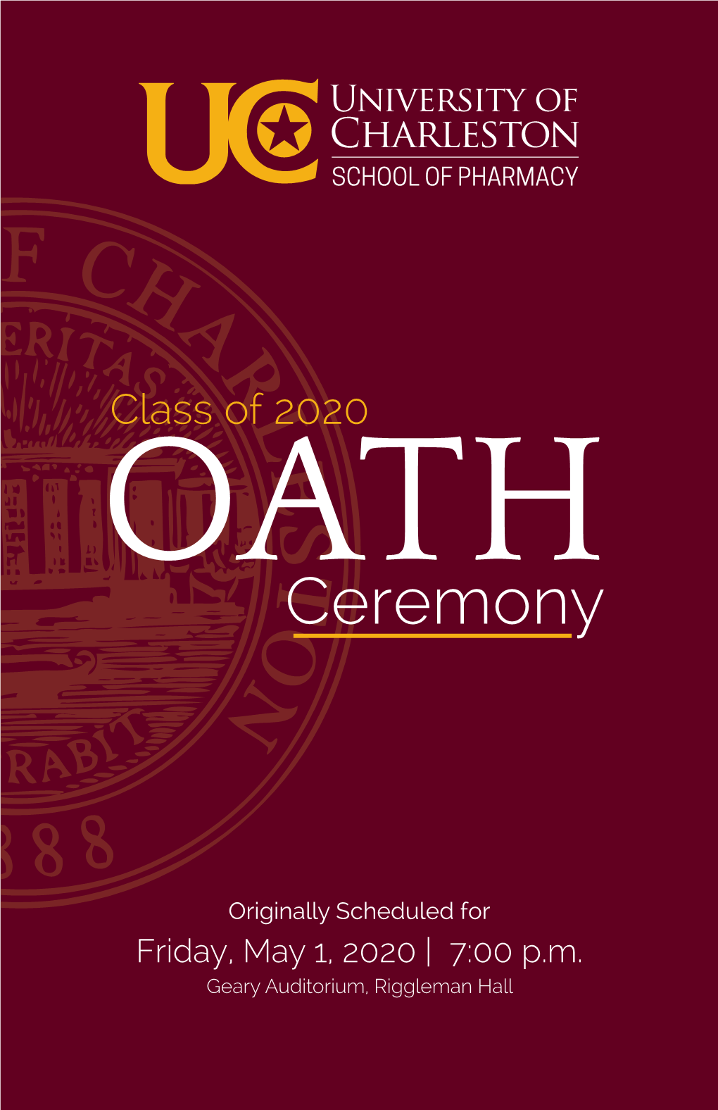 School of Pharmacy Oath Ceremony