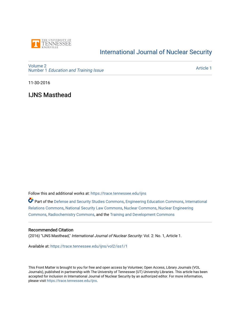 IJNS Masthead