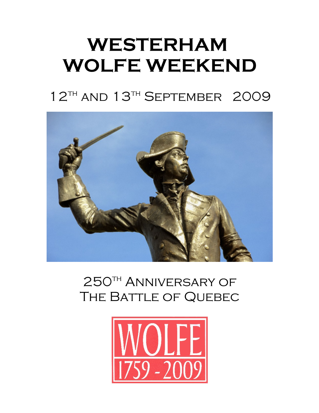 Westerham Wolfe Weekend