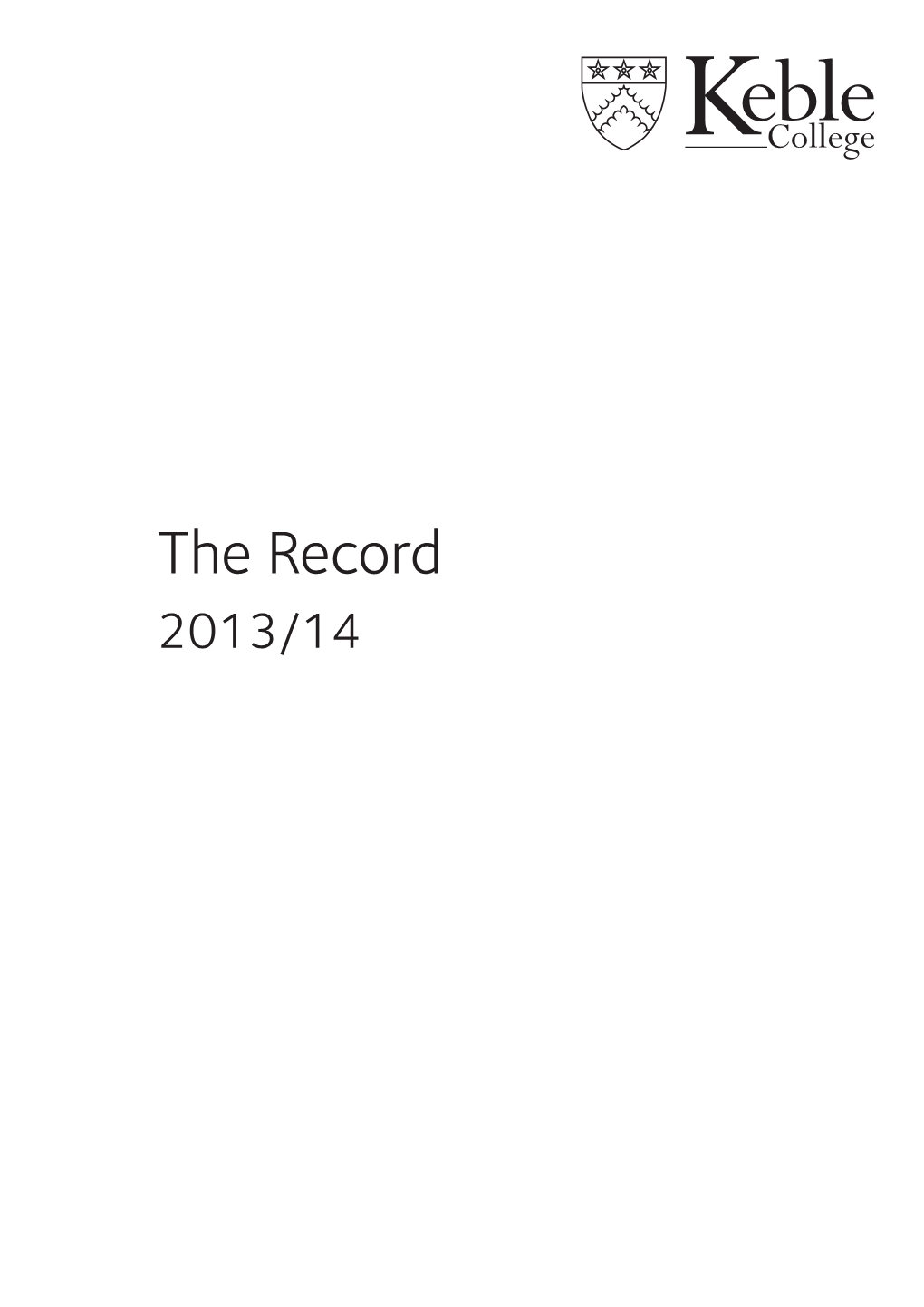 The Record 2013/14