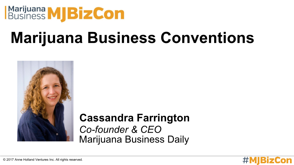 Marijuana Business Conventions