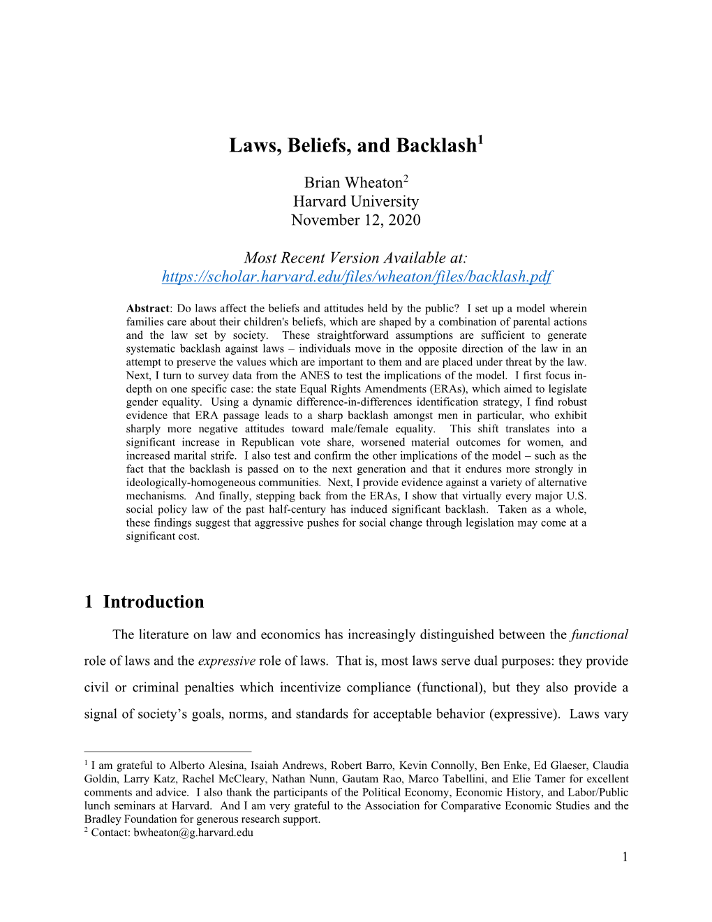 Laws, Beliefs, and Backlash.Pdf