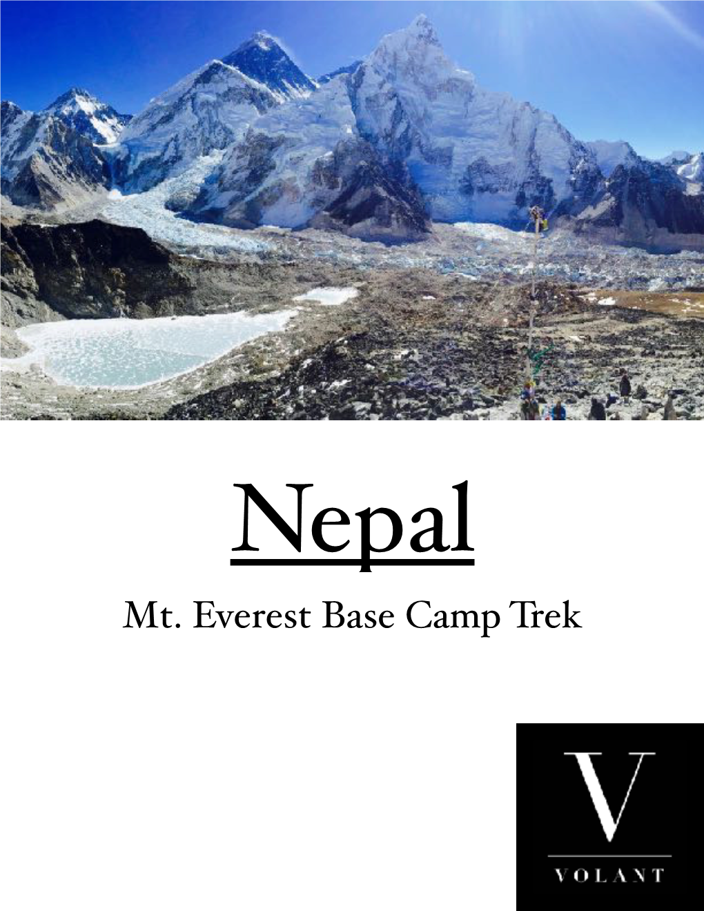Nepal Everest Base Camp Trek Trip Packet