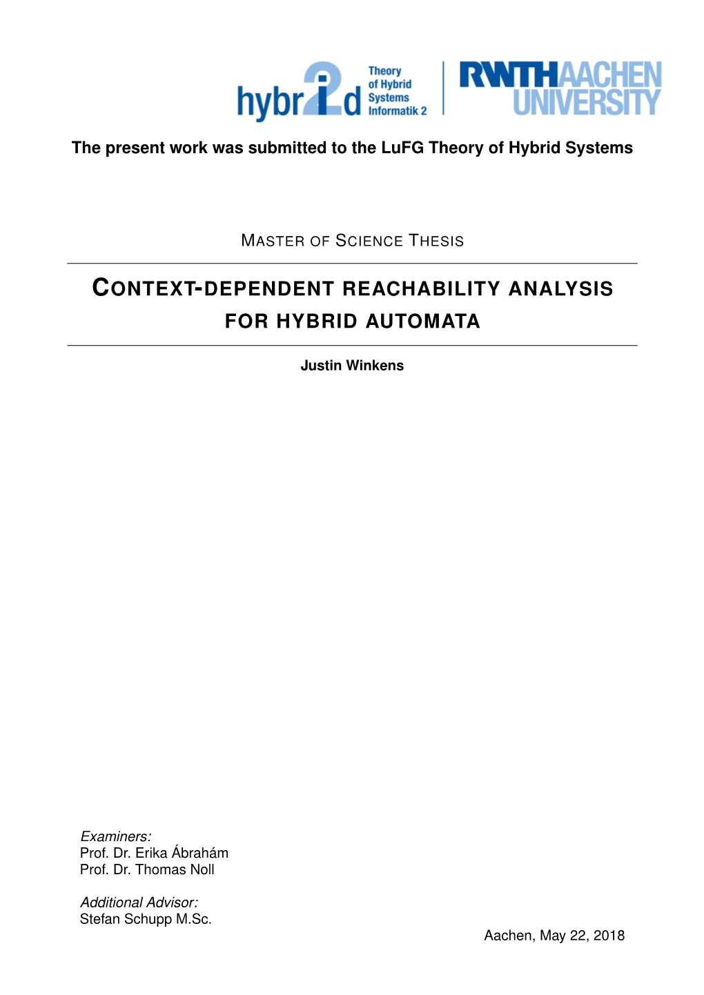 Context-Dependent Reachability Analysis in Hybrid System Have Been Explored