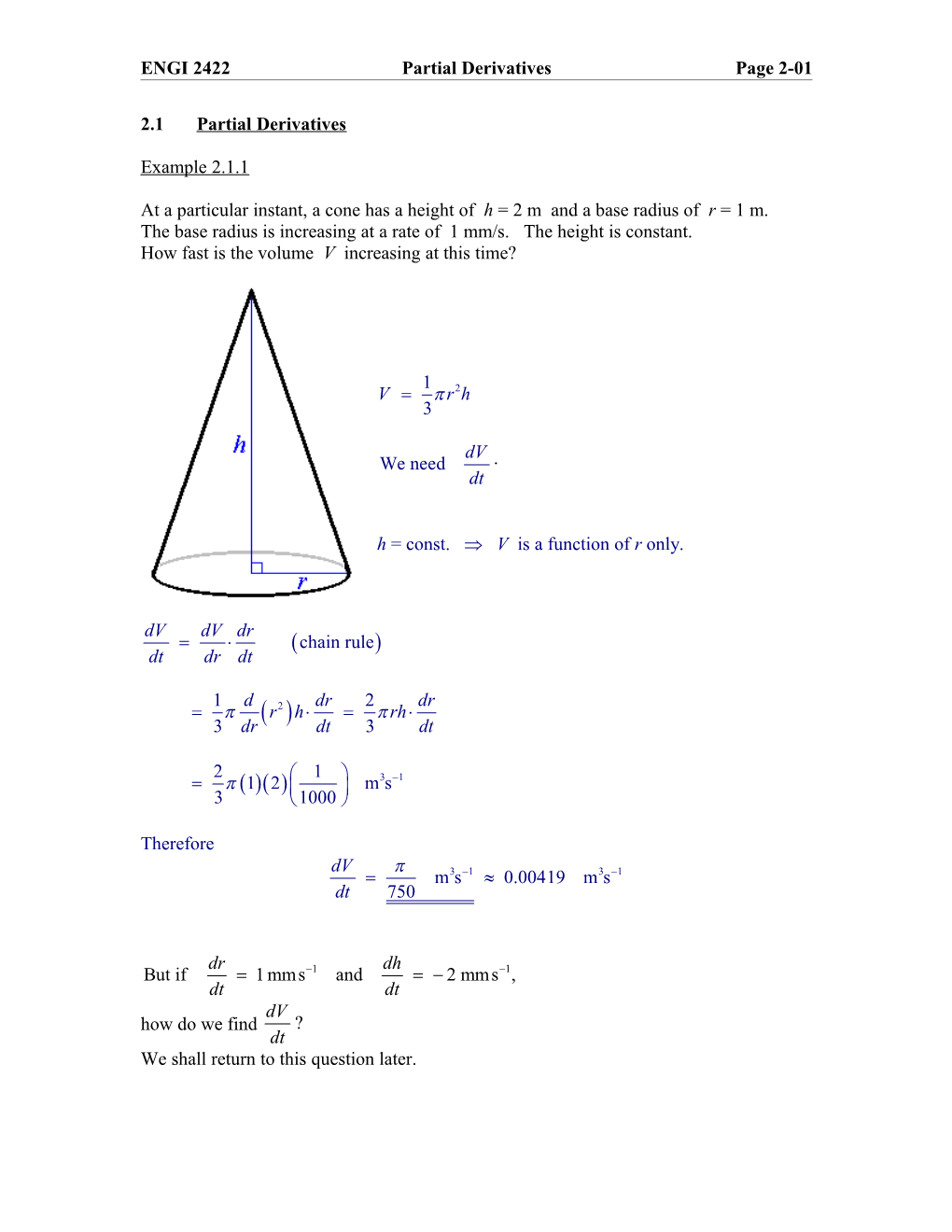 ENGI 2422 Partial Derivatives Page 2-05