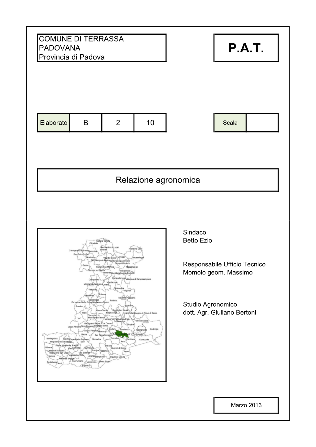 Relazione Agronomica