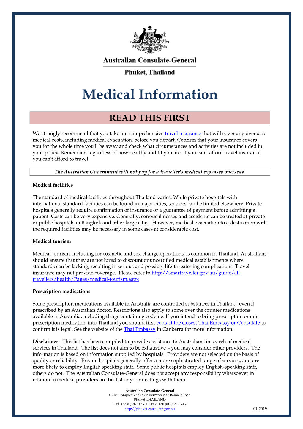 Medical Information