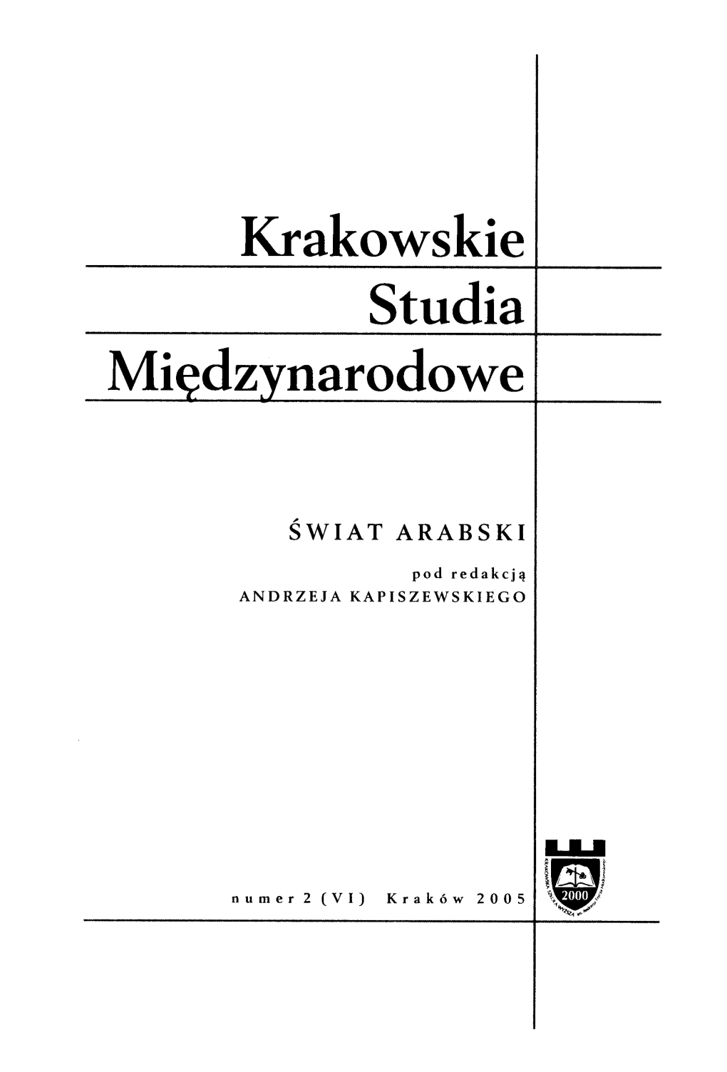 Krakowskie Studia Międzynarodowe