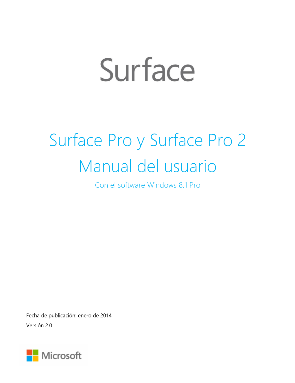 Surface Pro User Guide