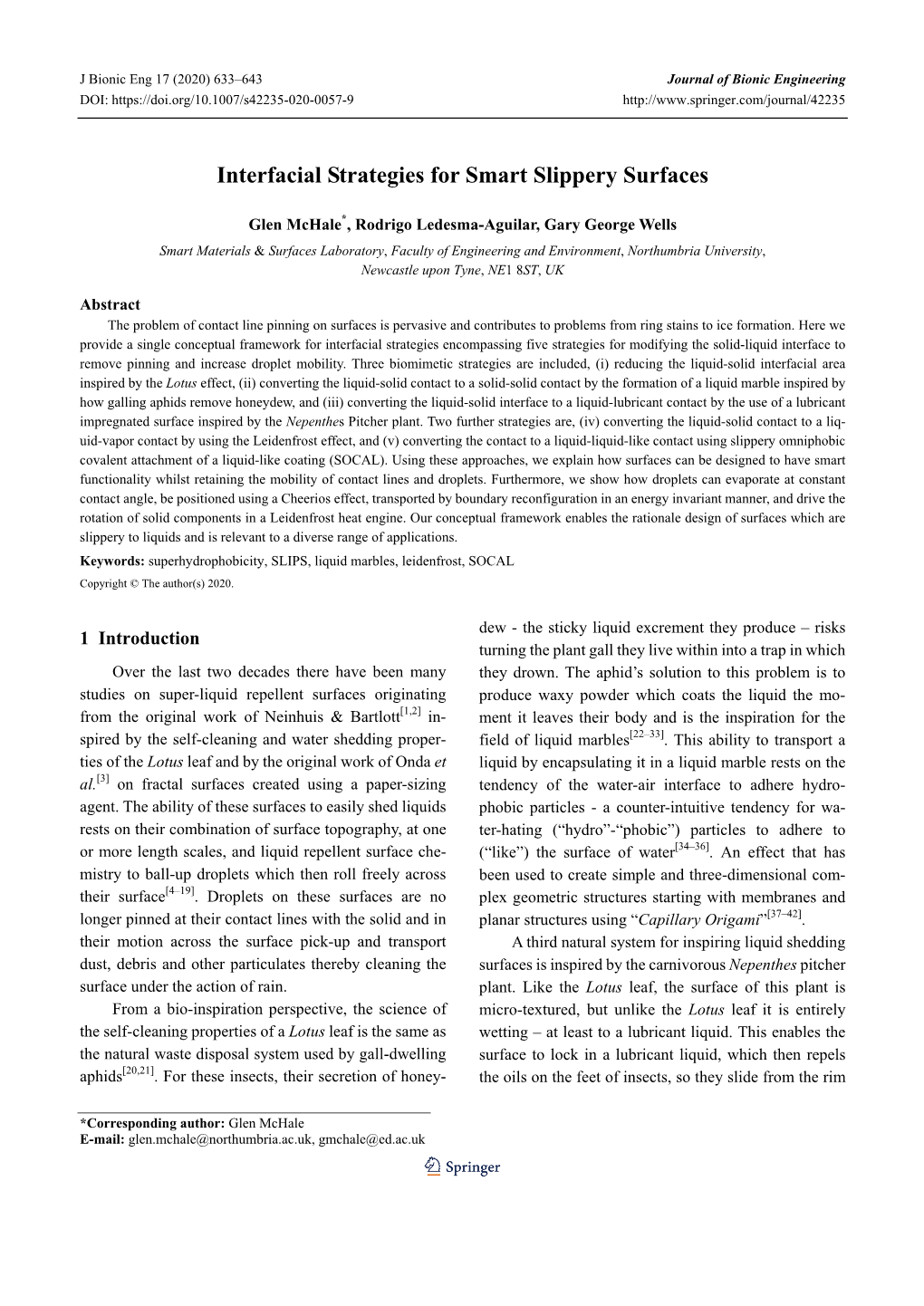 Interfacial Strategies for Smart Slippery Surfaces