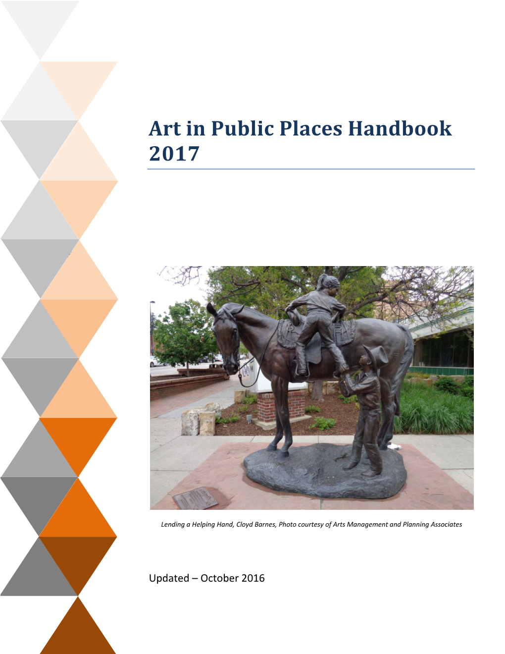 Art in Public Places Handbook 2017