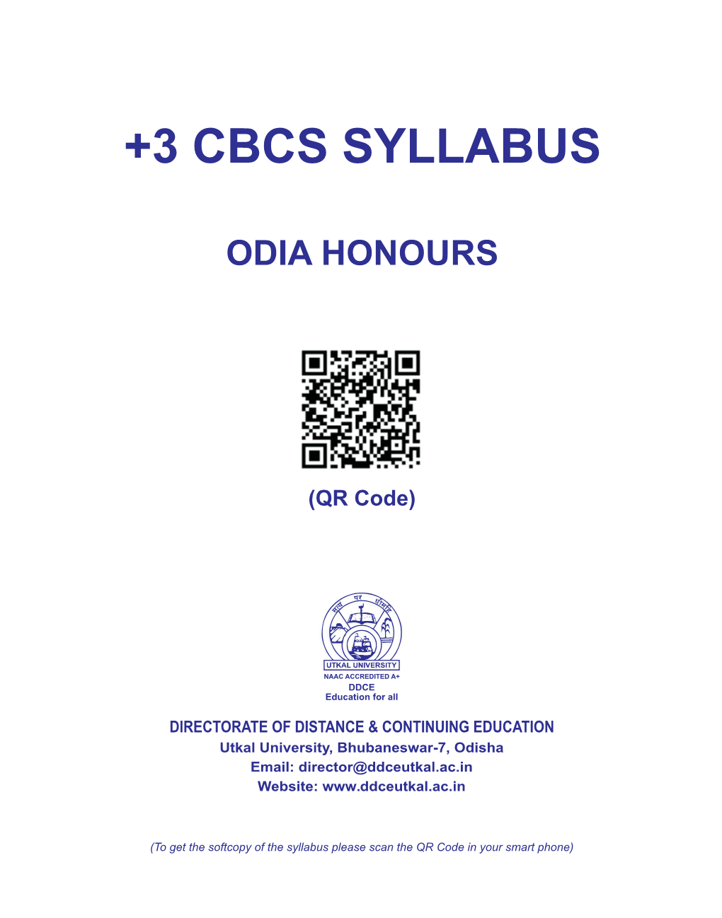 +3 Cbcs Syllabus