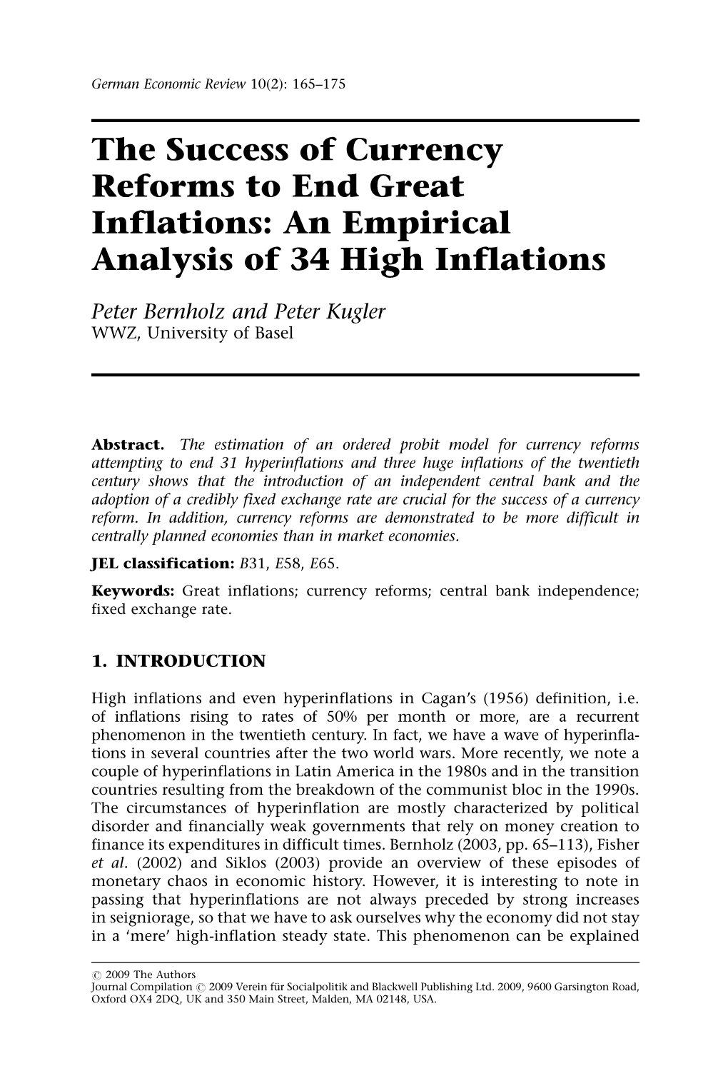 The Success of Currency Reforms to End Great Inflations: an Empirical Analysis of 34 High Inflations