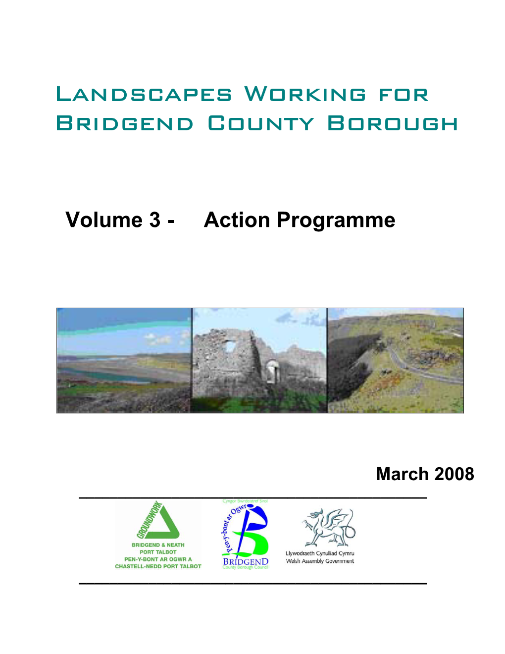 SD92 Landscape Working for Bridgend County Borough Volume