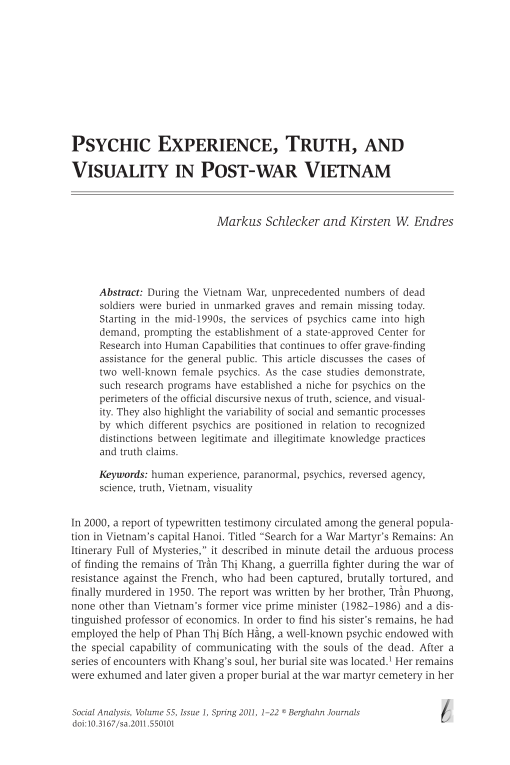 Psychic Experience, Truth, and Visuality in Post-War Vietnam | 3