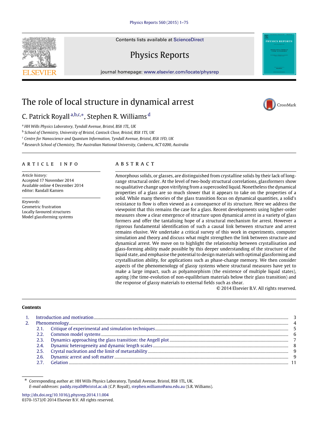 The Role of Local Structure in Dynamical Arrest