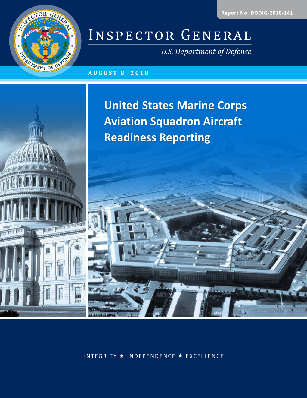 United States Marine Corps Aviation Squadron Aircraft Readiness Reporting