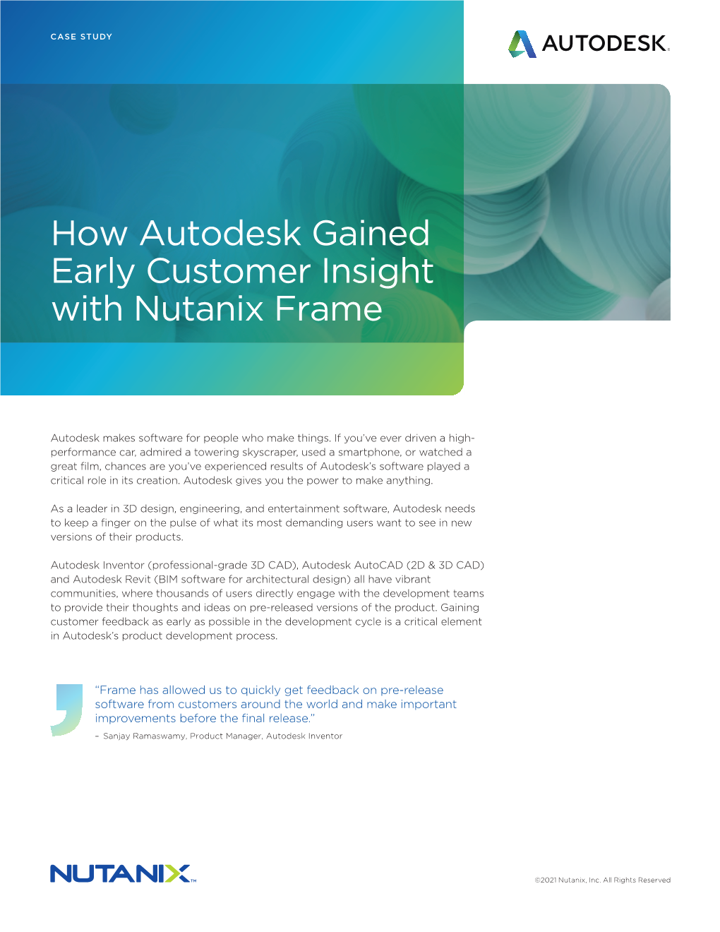 Autodesk Case Study