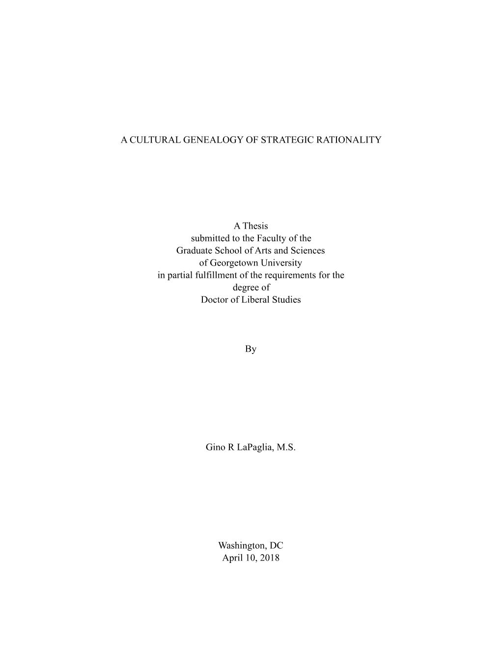 Lapaglia Final Final Dissertation in Template 2019 22 Mar 2019