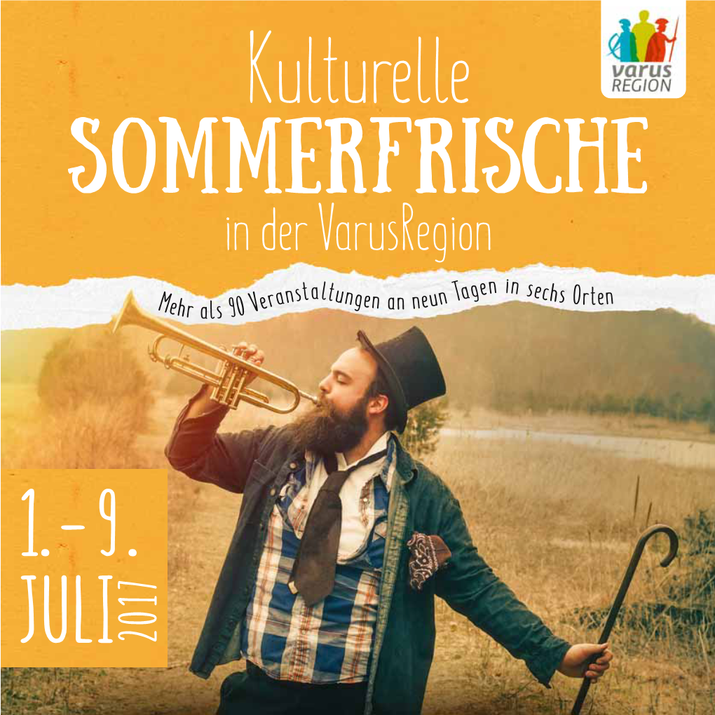 Flyer Kulturelle Sommerfrische 2017