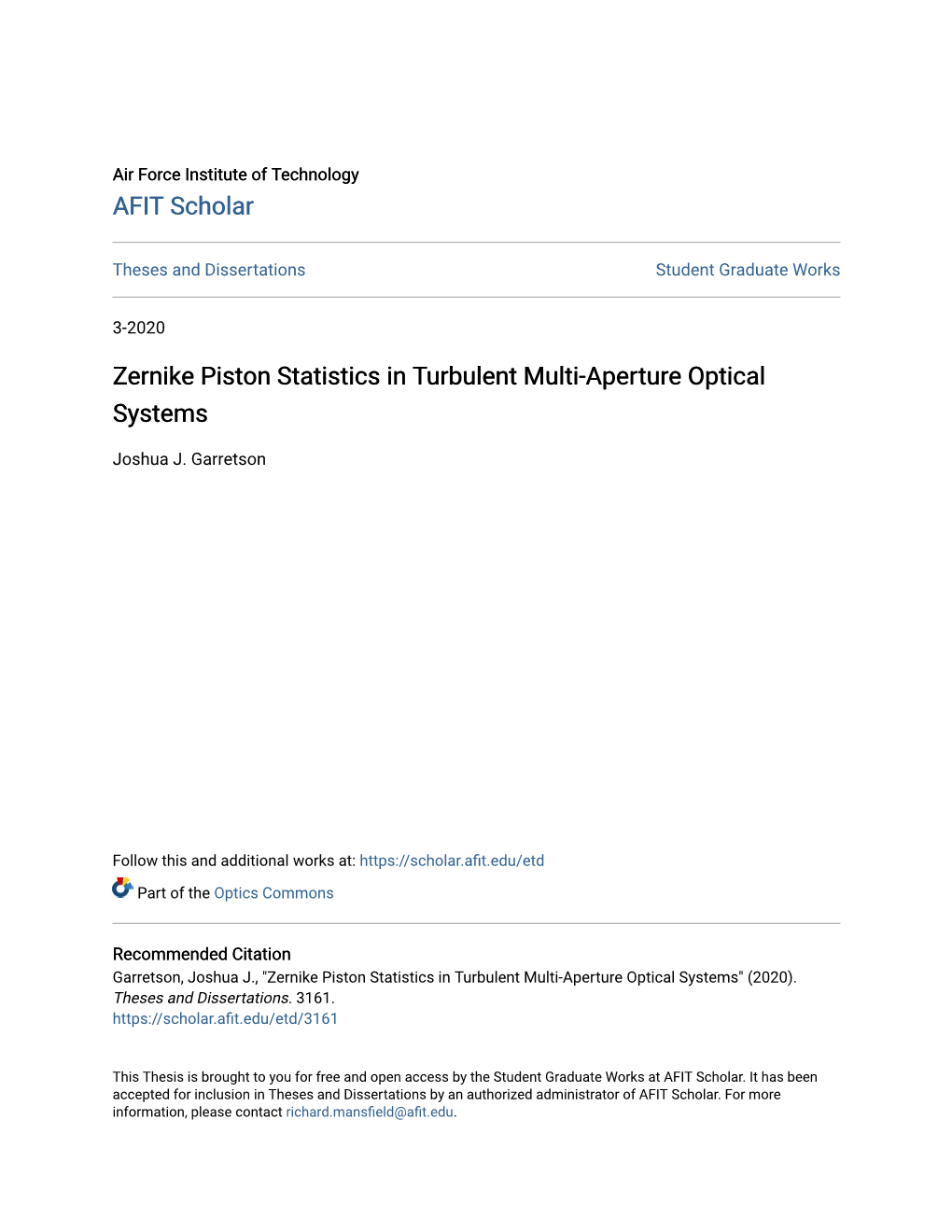 Zernike Piston Statistics in Turbulent Multi-Aperture Optical Systems