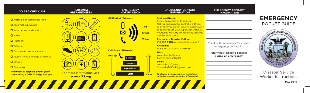 Emergency Pocket Guide