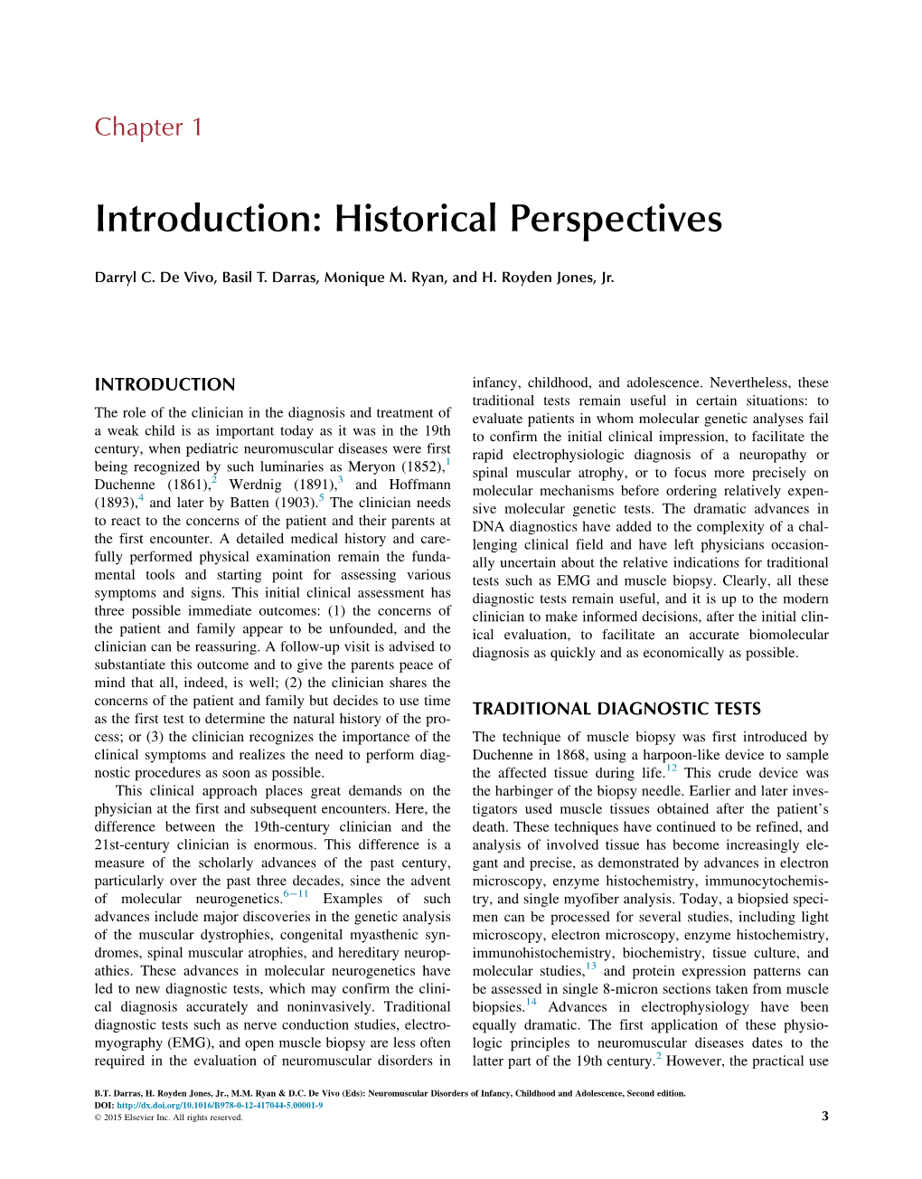 Neuromuscular Disorders of Infancy, Childhood, and Adolescence