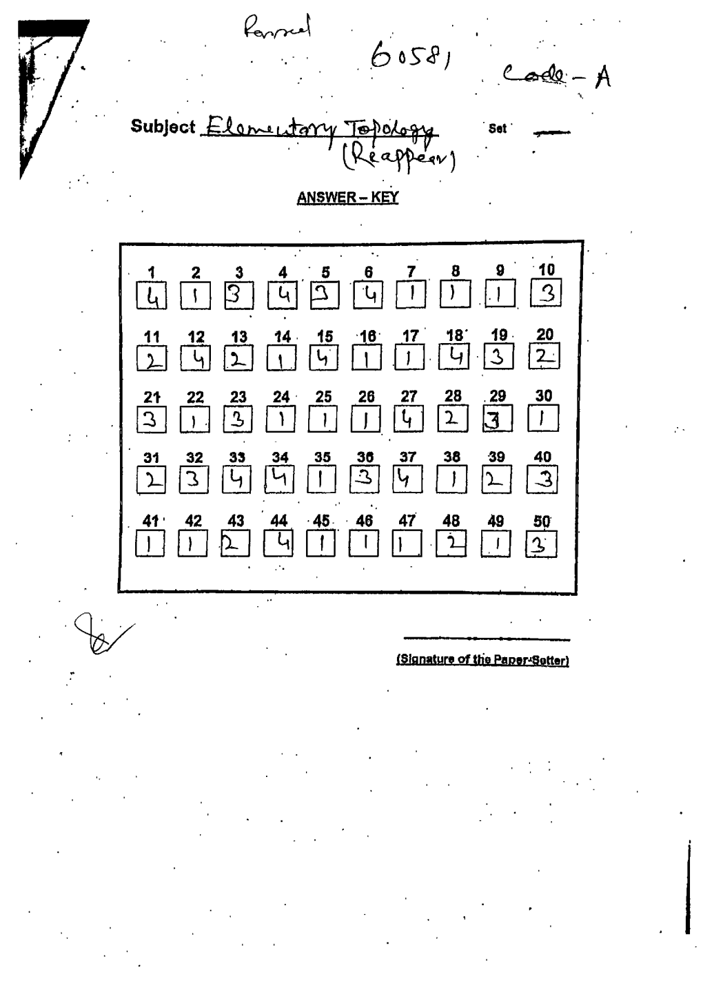 1. Let X Be a Non-Empty Set. Let T1 and T2 Be Two Topologies on X Such That T1 Is