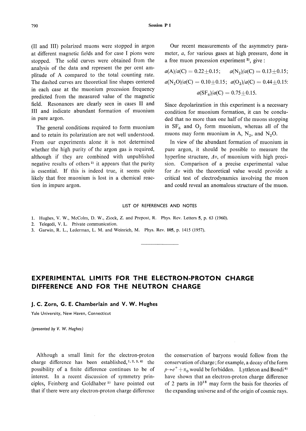 Experimental Limits for the Electron-Proton Charge Difference and for the Neutron Charge