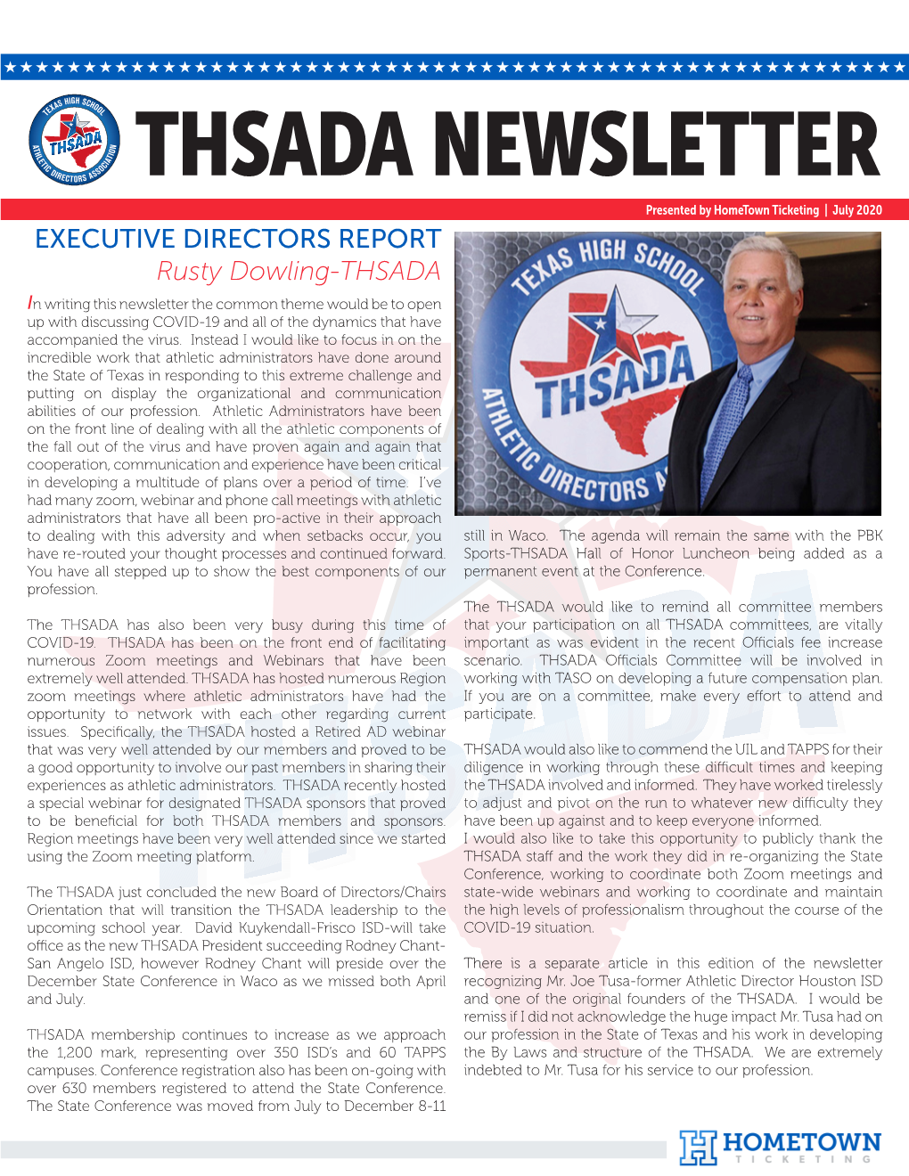 Thsada Newsletter