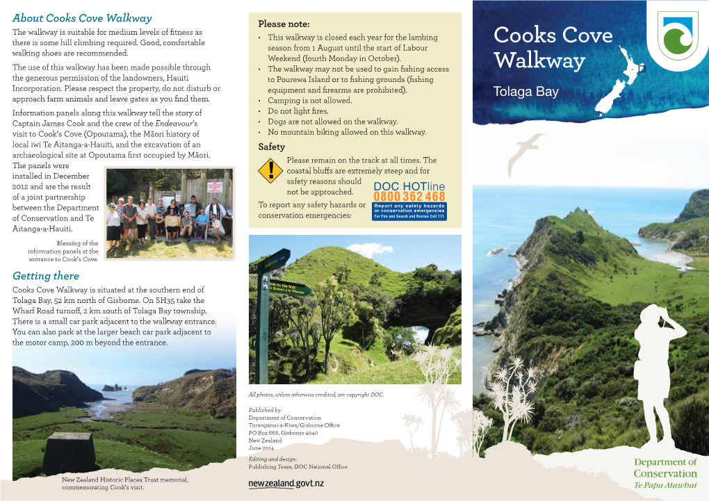 Cooks Cove Walkway Brochure