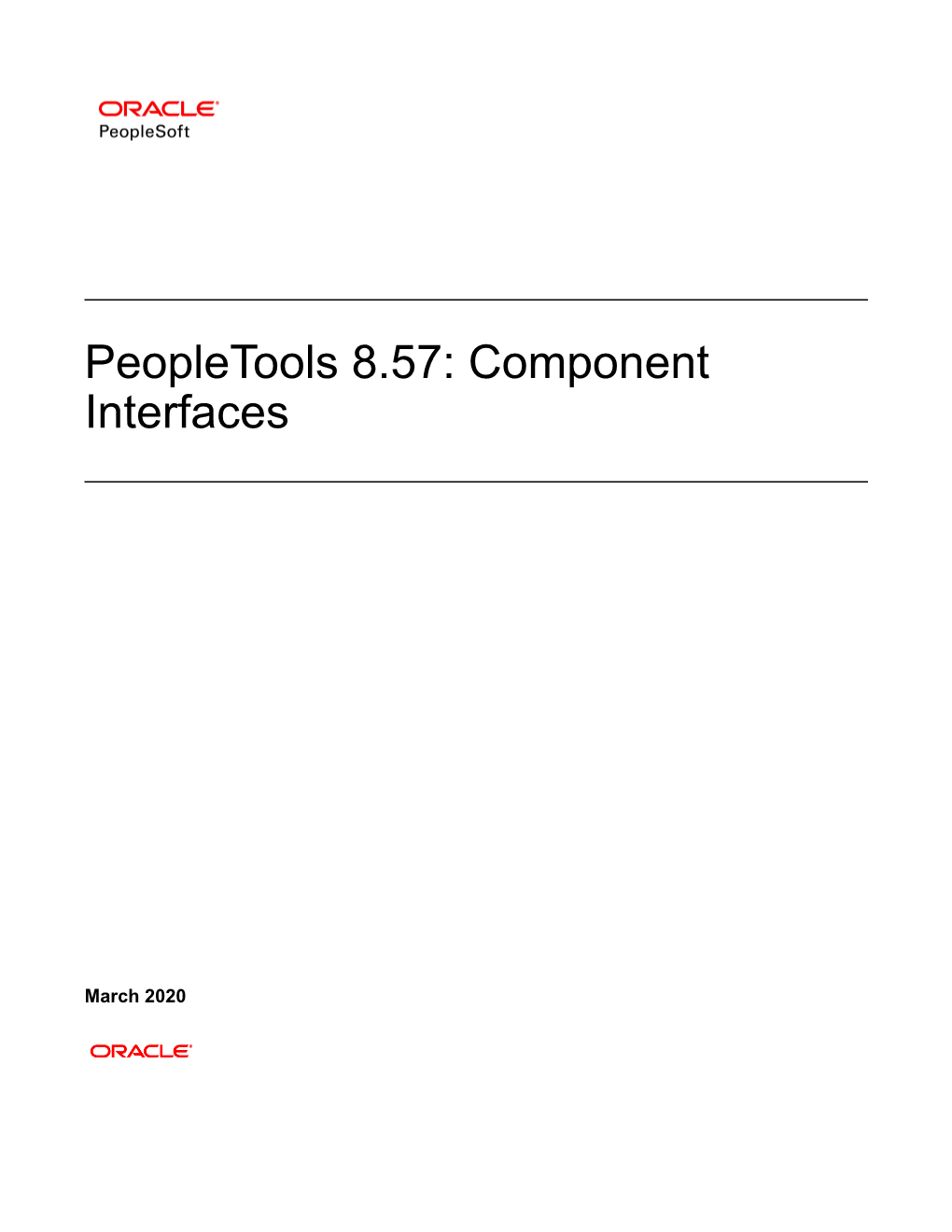 Component Interfaces