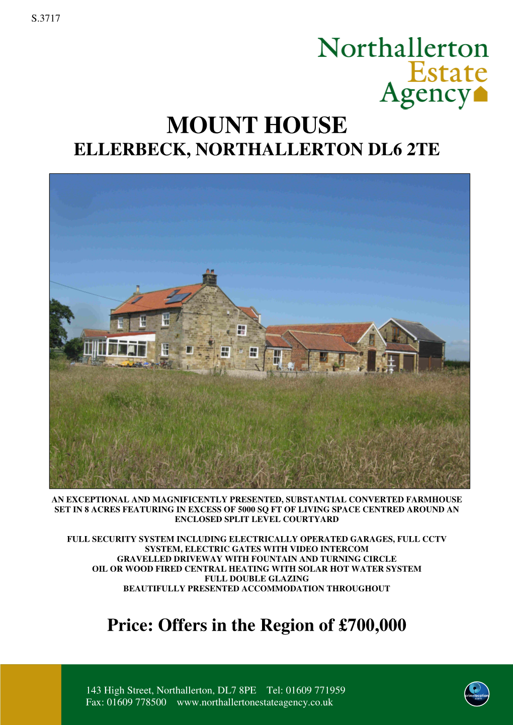 Mount House Ellerbeck, Northallerton Dl6 2Te