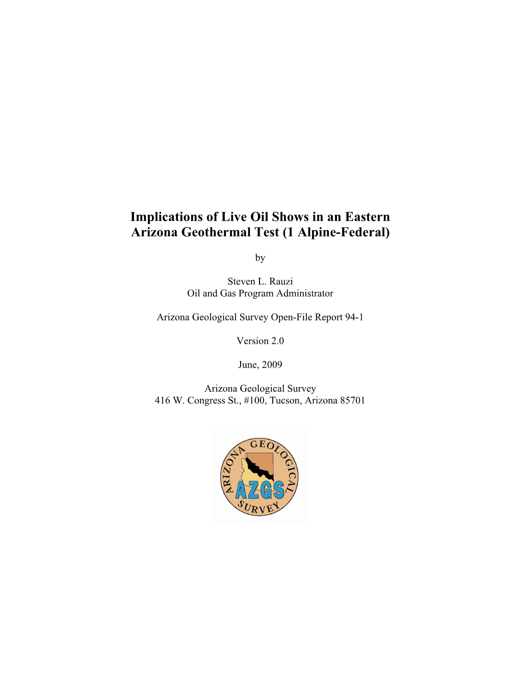 Subsurface Geologic Plates of Eastern Arizona and Western New Mexico