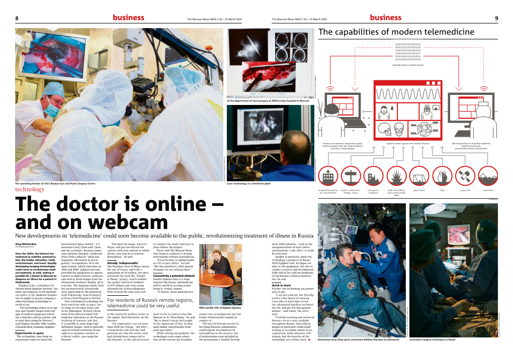 The Doctor Is Online – and on Webcam