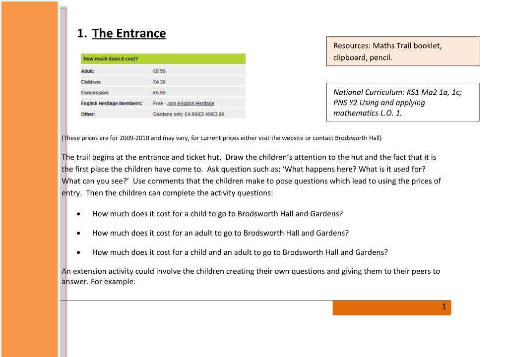 How Much Does It Cost for a Child to Go to Brodsworth Hall and Gardens?