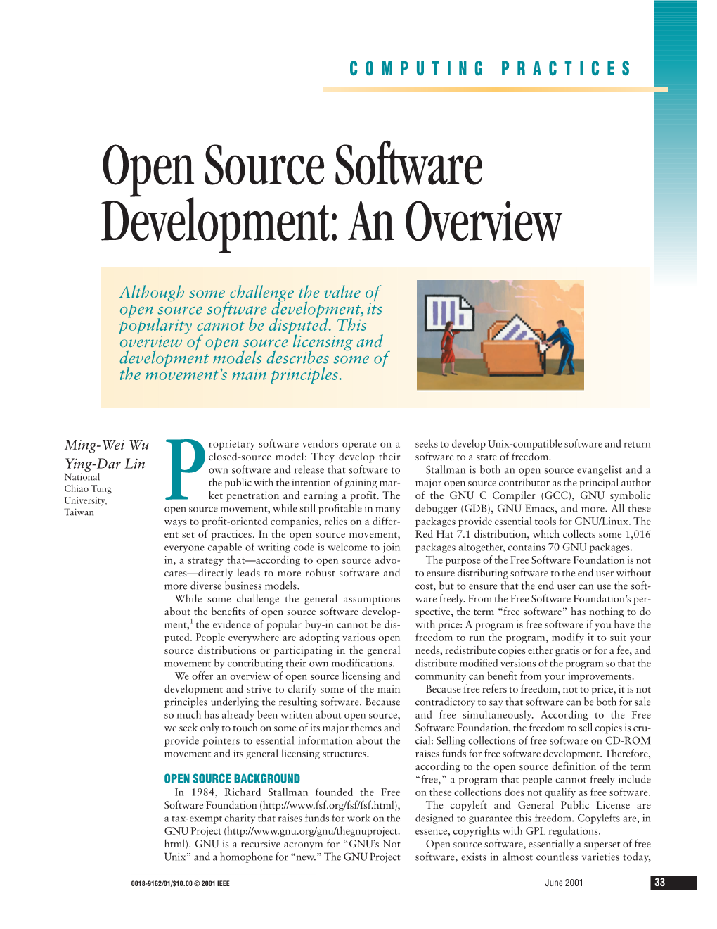 Open Source Software Development: an Overview