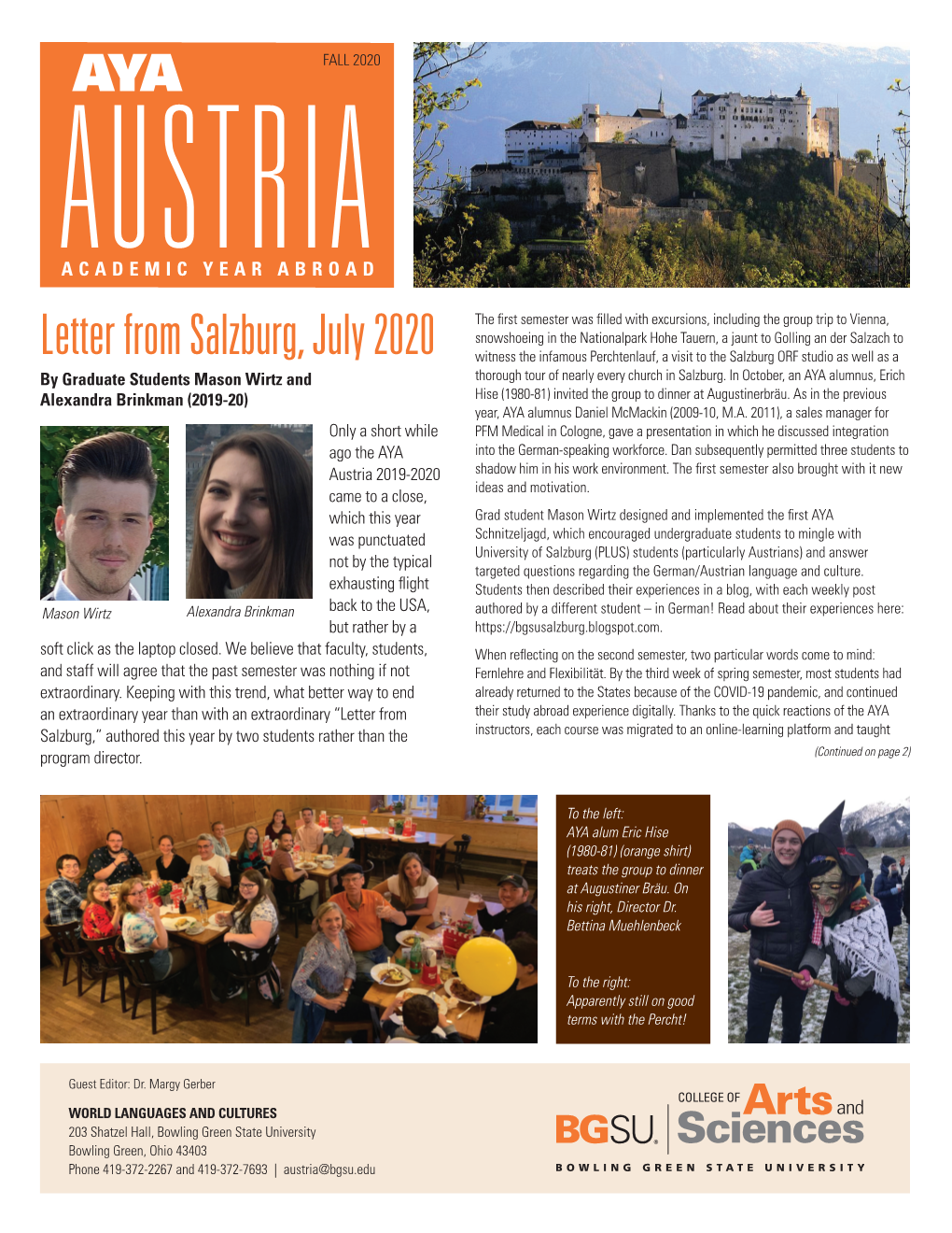 21AS1128 AYA Salzburg 2020 Fall Newsletter