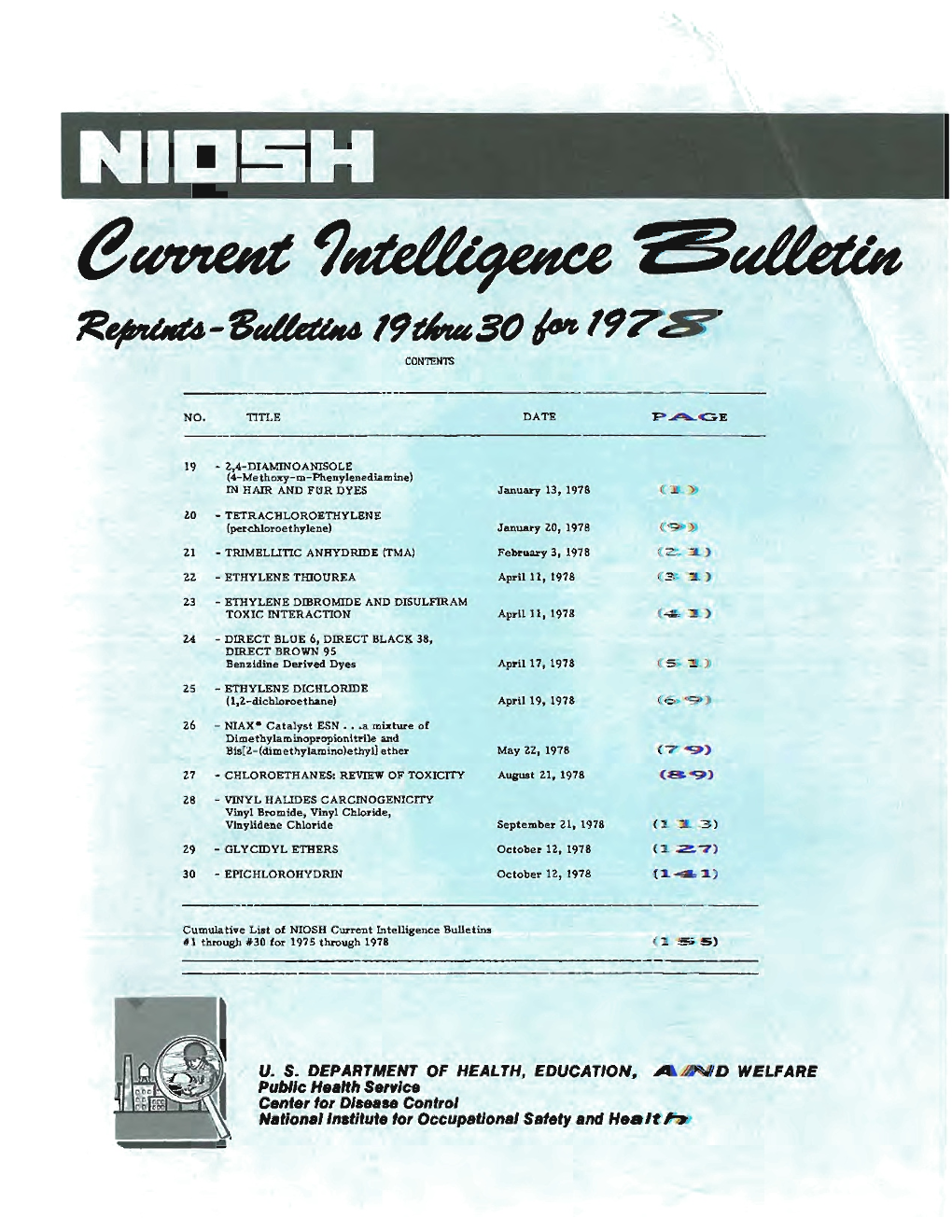 ETHYLENE DICHLORIDE (L,Z-Dichloroethane) April 19, 1978