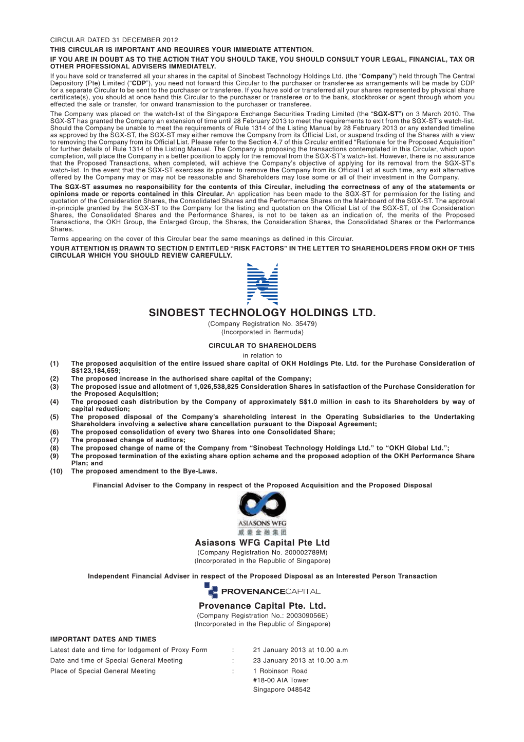 Sinobest Technology Holdings Ltd