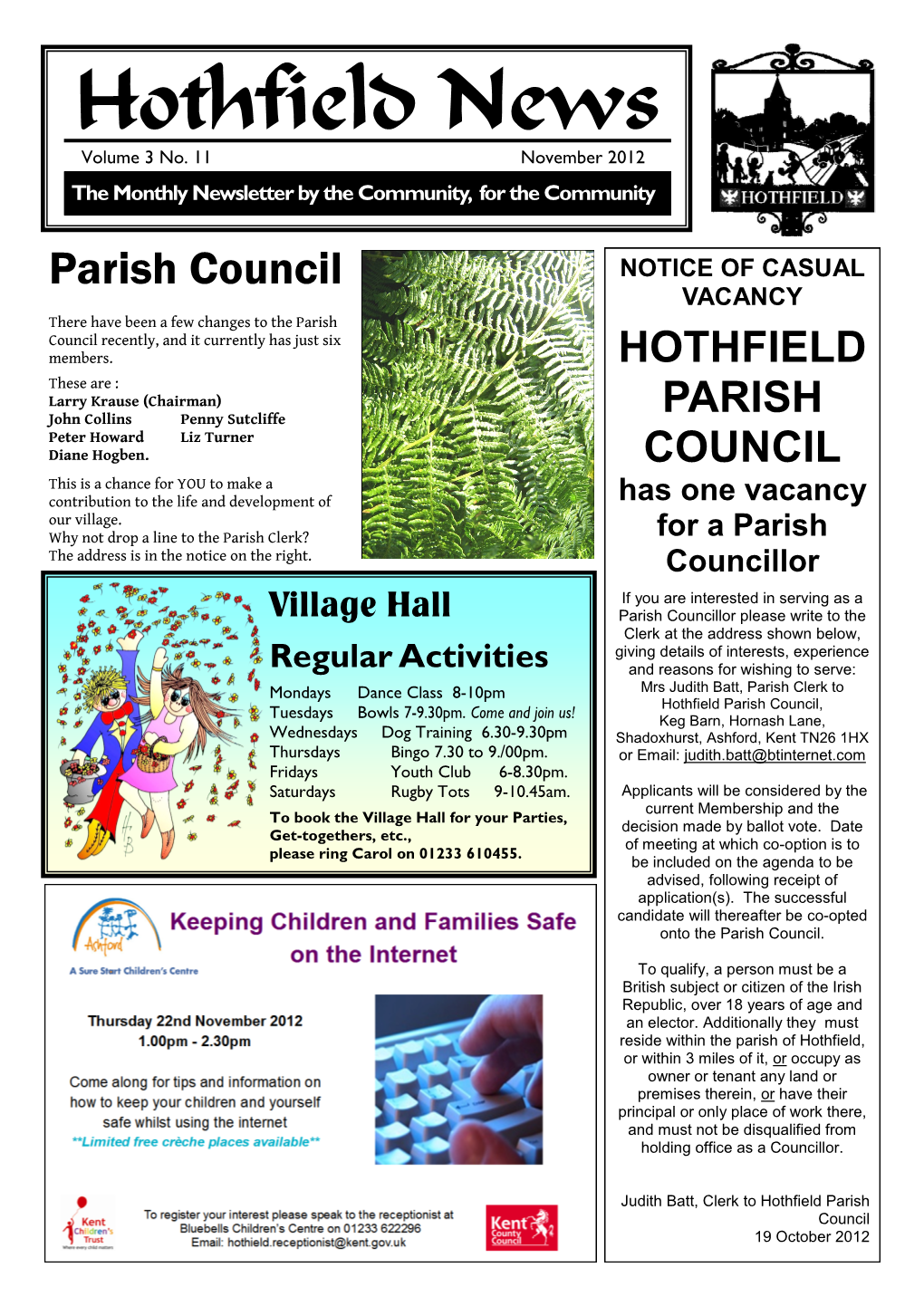 Hothfield News Volume 3 No