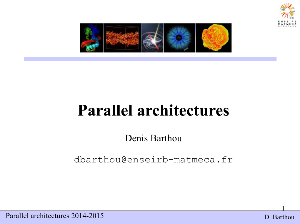 Parallel Architectures