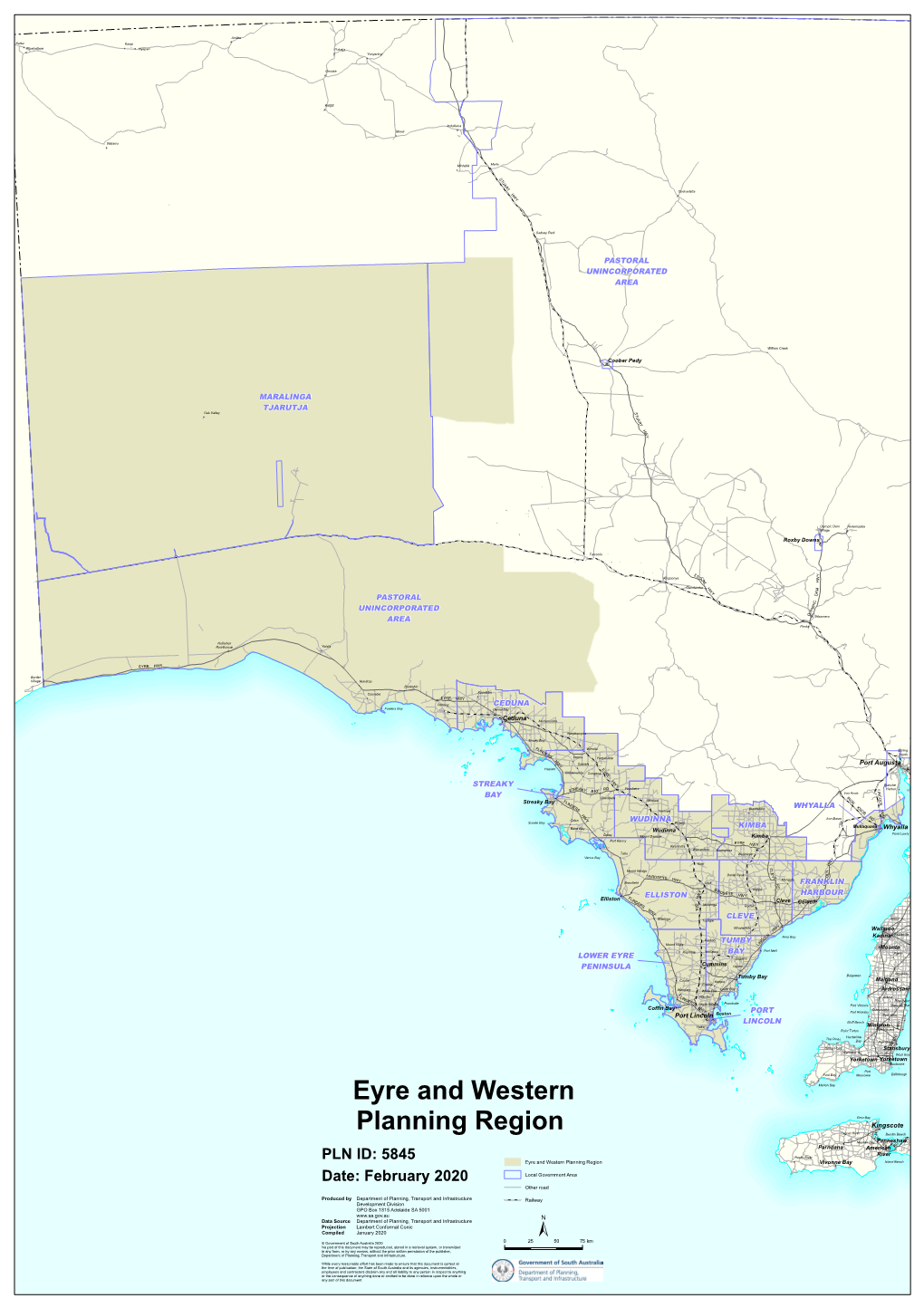 Eyre and Western Planning Region Vivonne Bay Island Beach Date: February 2020 Local Government Area Other Road