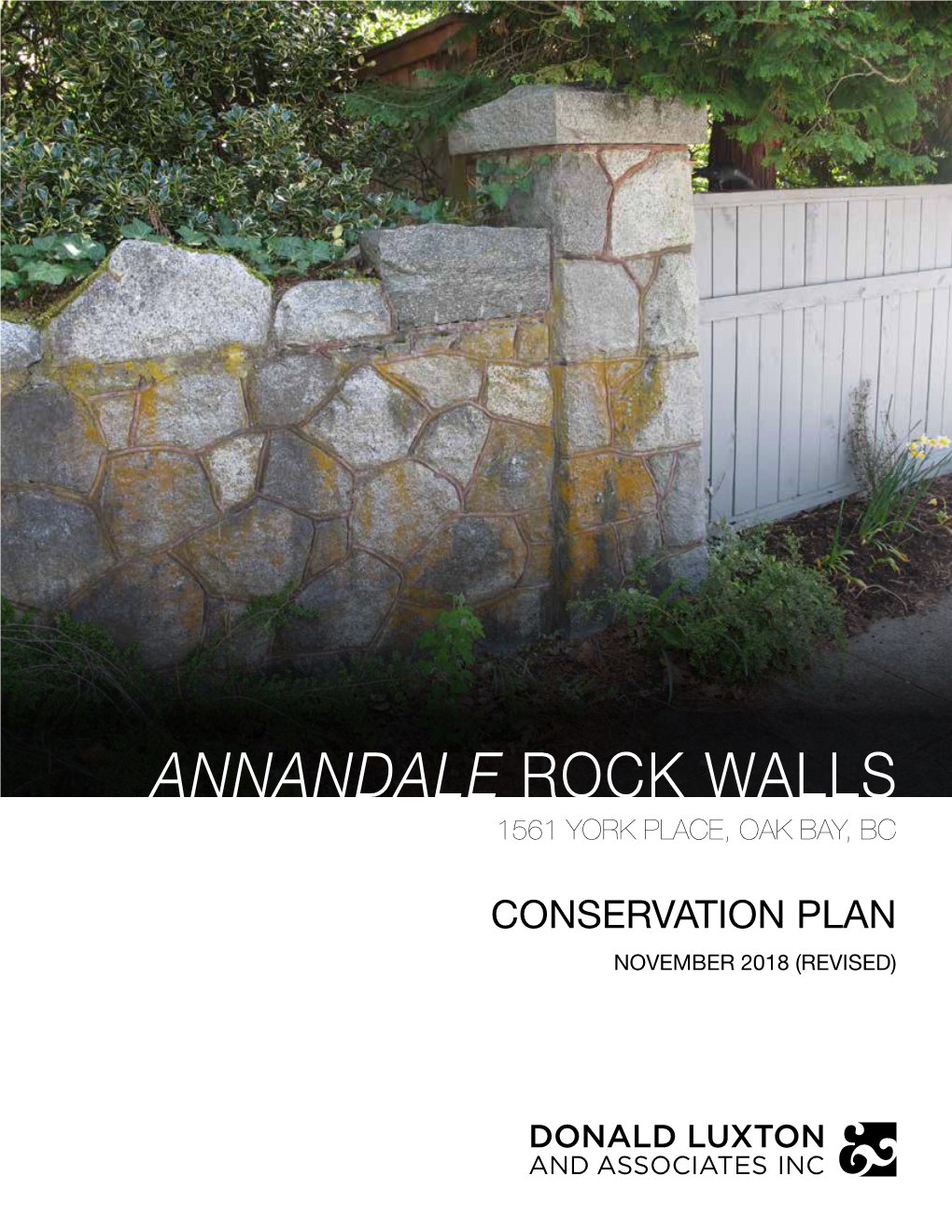 Annandale Rock Walls 1561 York Place, Oak Bay, Bc